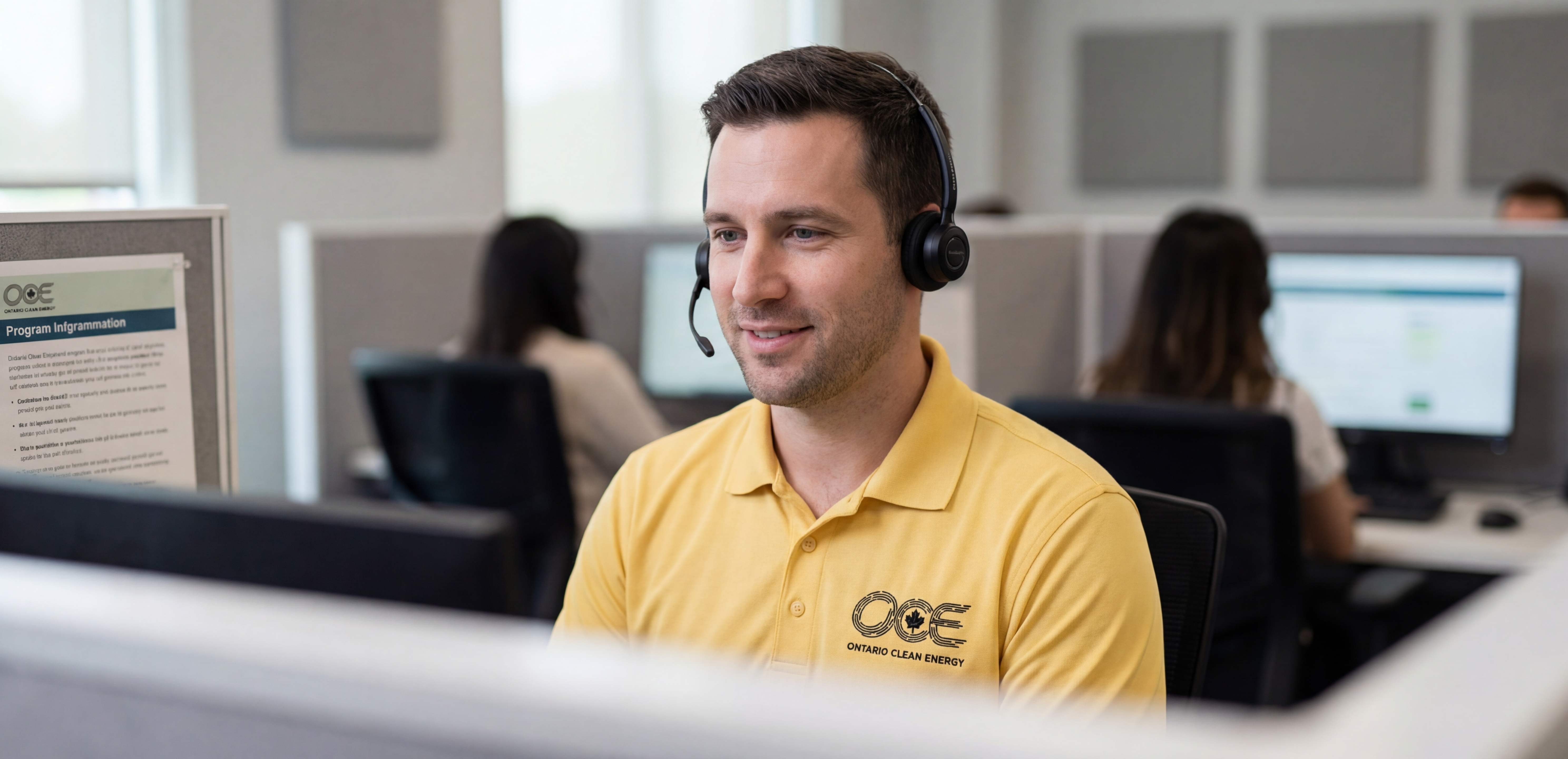 Ontario Clean Energy customer service representative